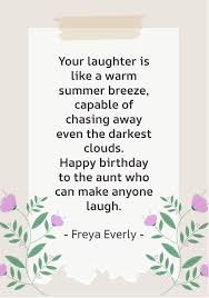 Happy Birthday Wishes for Aunty