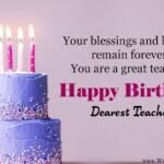 Happy Birthday Wishes for Teacher