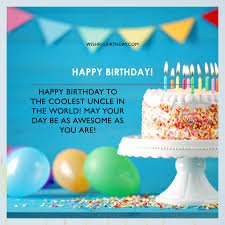 Happy Birthday Wishes for Uncle