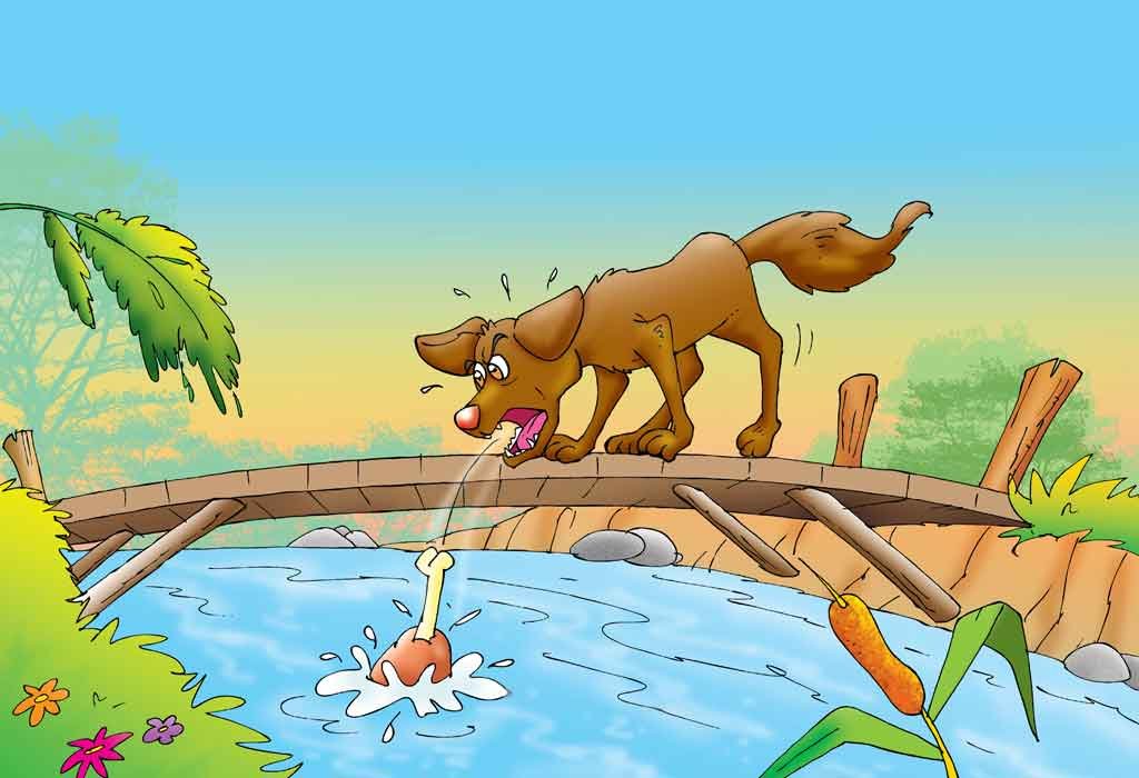 The greedy dog