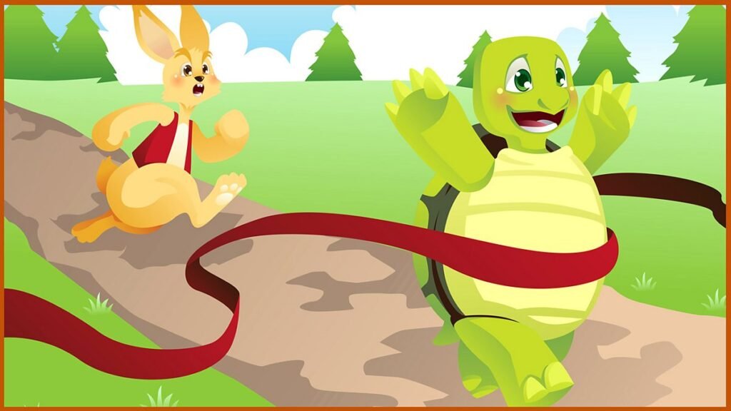 The hare and tortoise